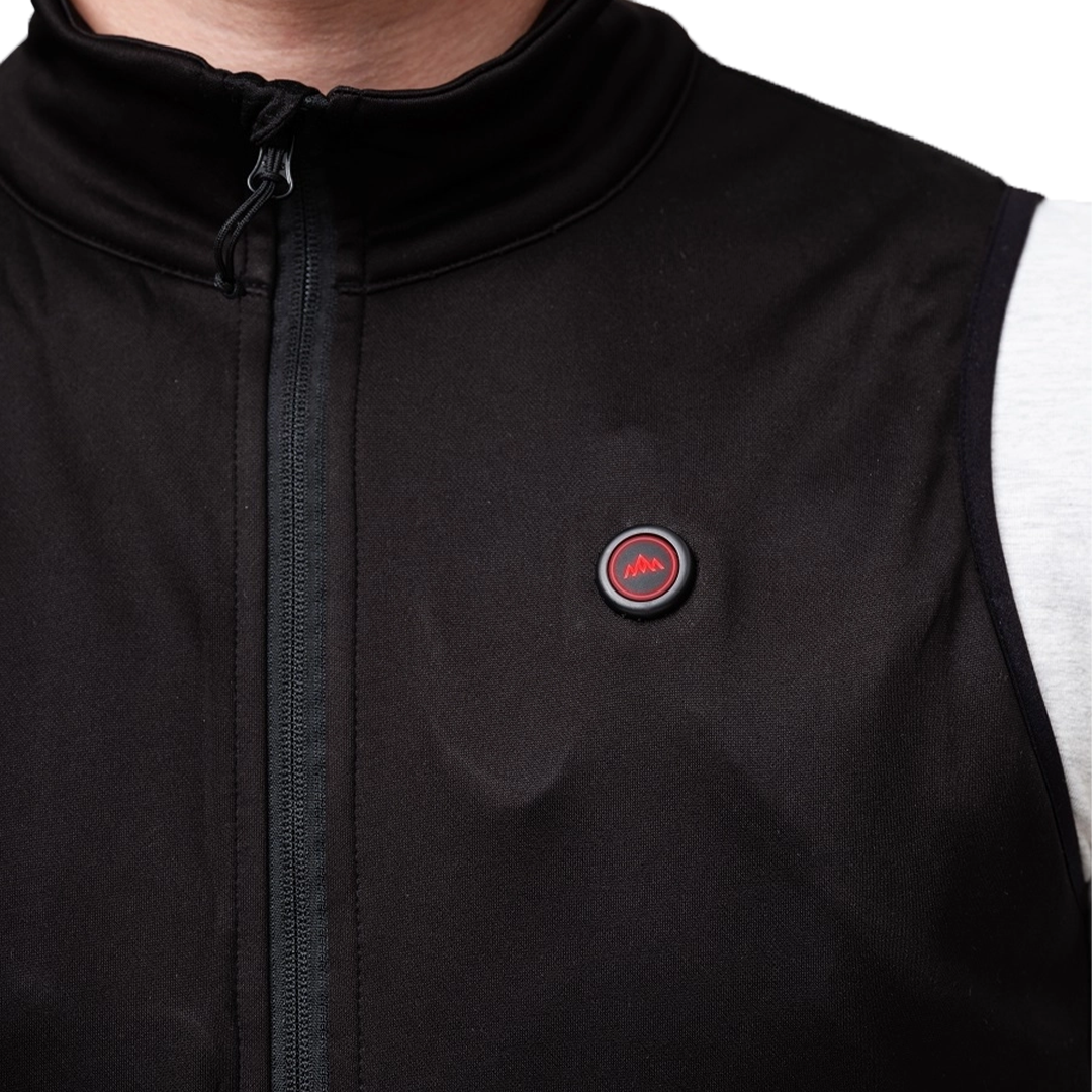 HeatX - Värmefleeceväst Herr Svart, , från Heat Experience, hos Heat North