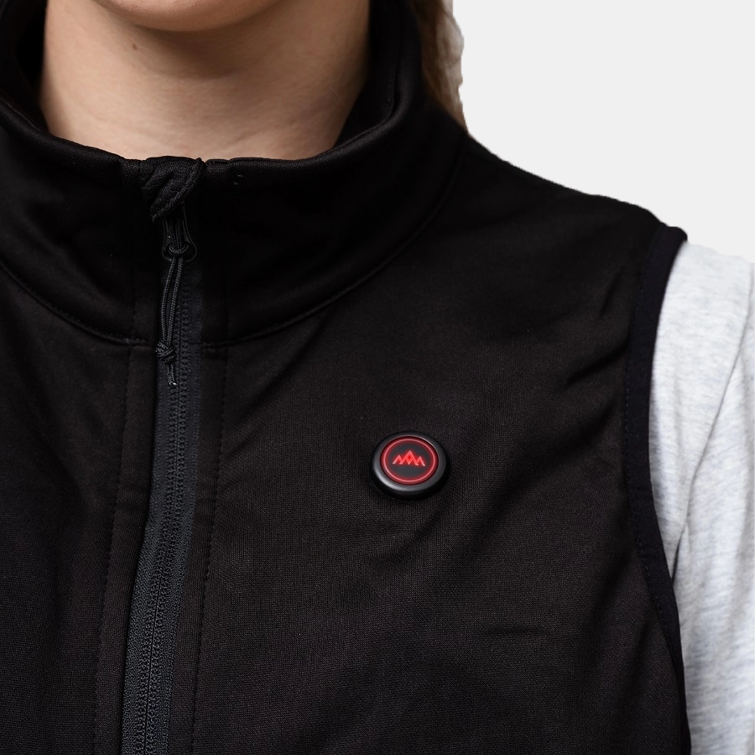 HeatX - Värmeväst Fleece Dam – Svart, , från Heat Experience, hos Heat North