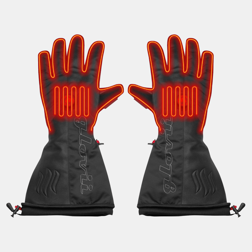 Glovii Svarta Värmehandskar för Skidåkning, Värmehandskar, från Glovii, hos Heat North