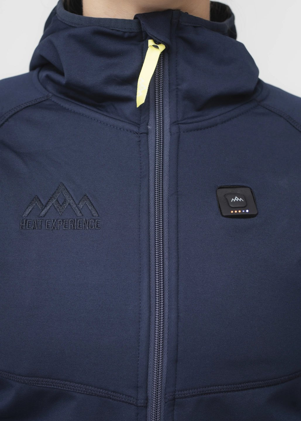 HeatX - Heated Anyday Zipfleece Dam Navy/Blå, Värmejackor, från Heat Experience, hos Heat North
