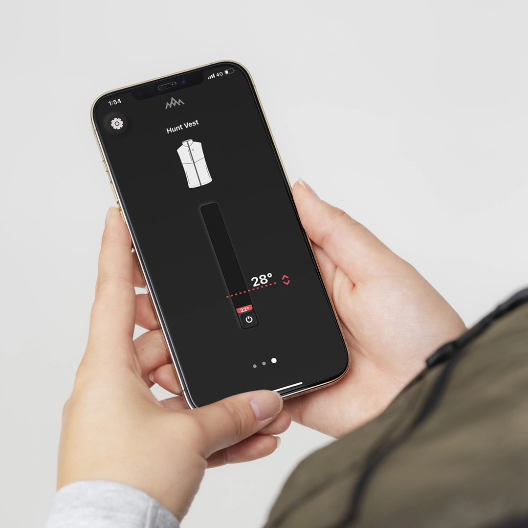 HeatX - Värmeväst Jakt Herr V2 – Olive Green, Värmeväst, från Heat Experience, hos Heat North