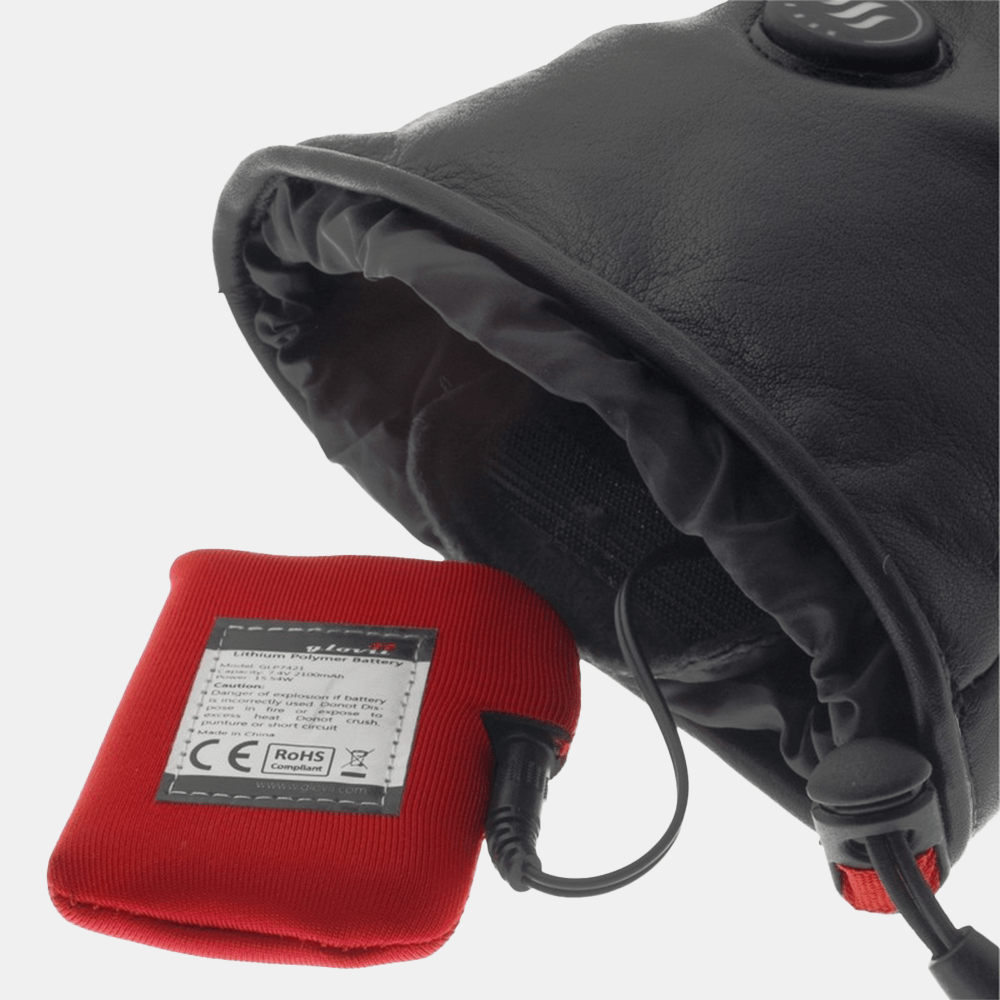 Glovii - Läder Skid- och Värmehandskar, Värmehandskar, från Glovii, hos Heat North