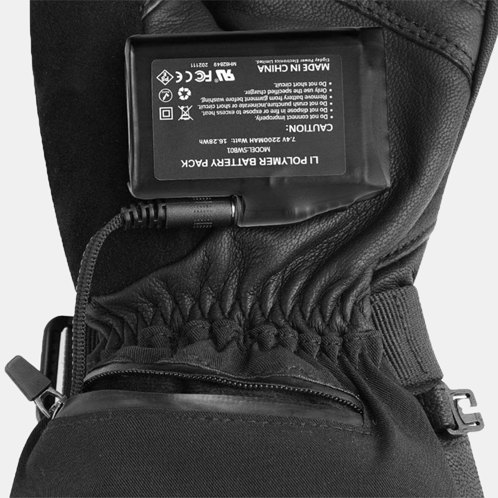 Savior Heat - Värmvantar i Skinn, Värmehandskar, från Savior Heat, hos Heat North